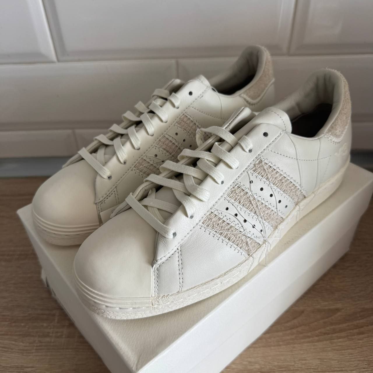 Кроссовки Y-3 Superstar 'Off White'