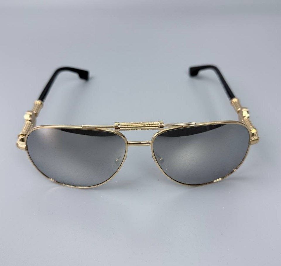 Очки унисекс VERSACE Medusa Gold Sunglasses