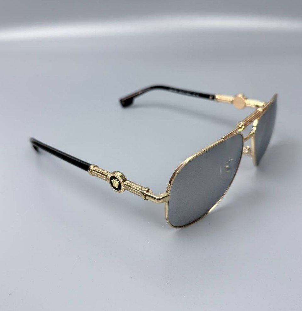 Очки унисекс VERSACE Medusa Gold Sunglasses