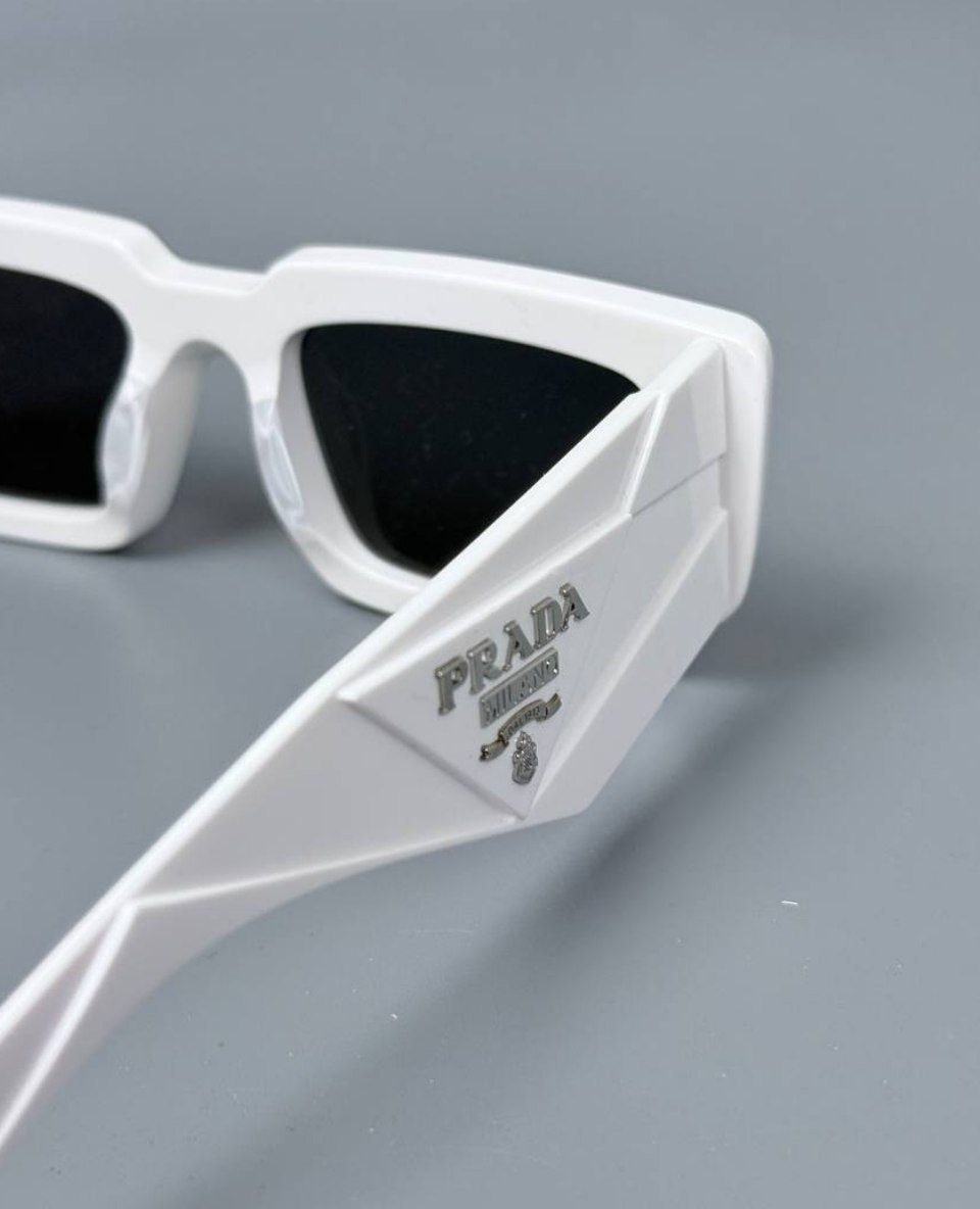 Женские очки Prada New Symbole Logo White Sunglasses