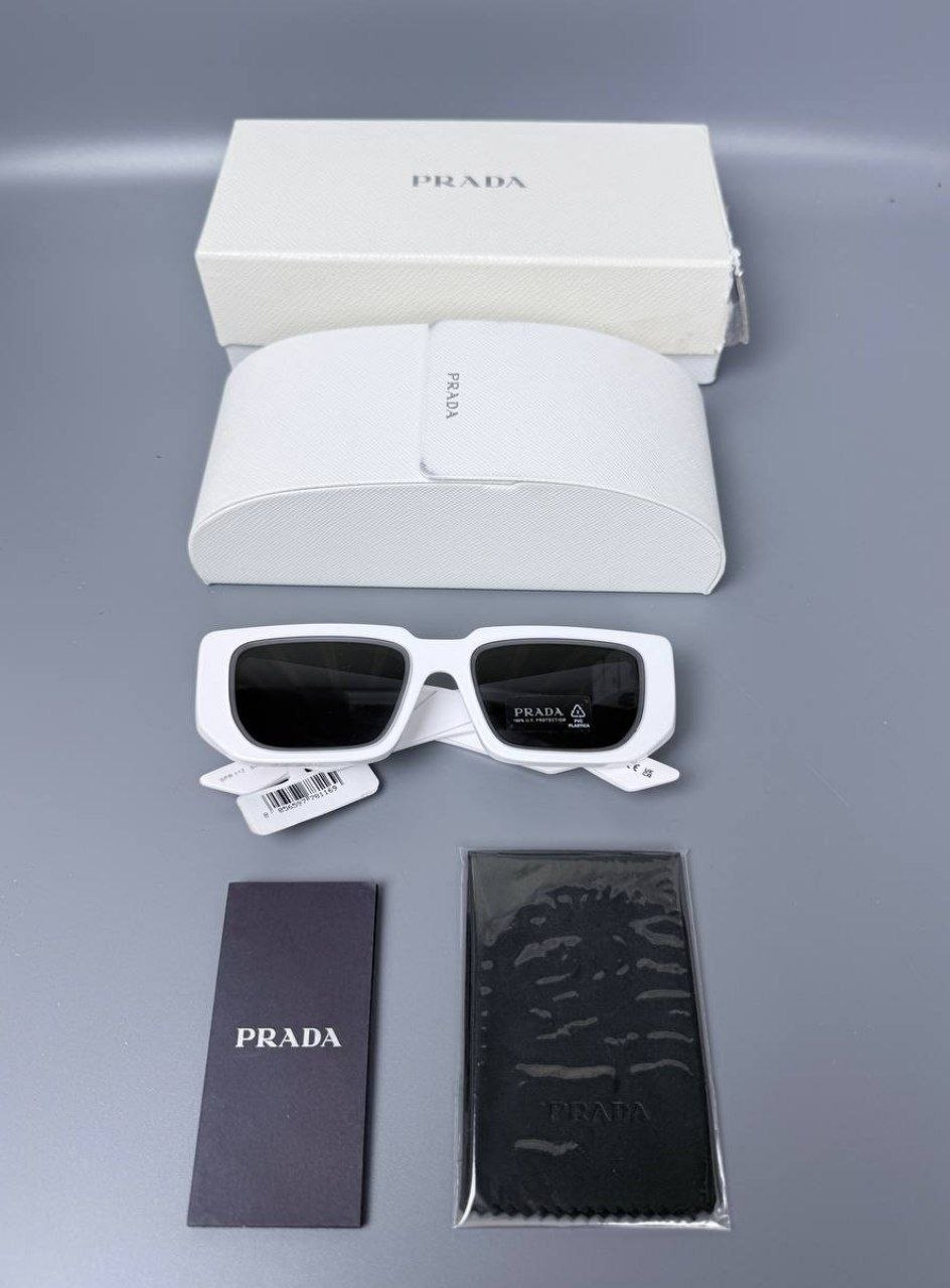 Женские очки Prada New Symbole Logo White Sunglasses