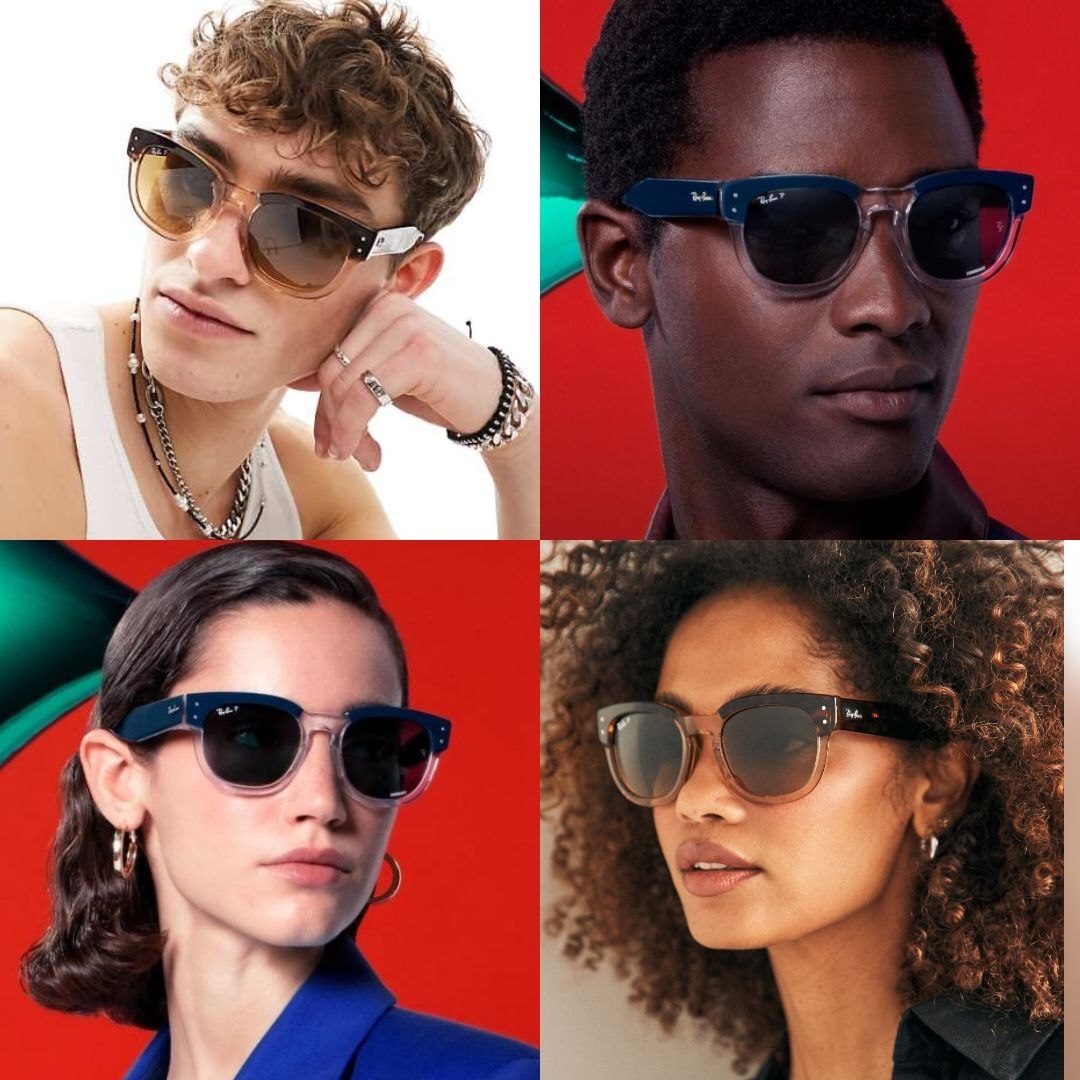 Очки Ray-Ban Mega Hawkeye Chromance Sunglasses
