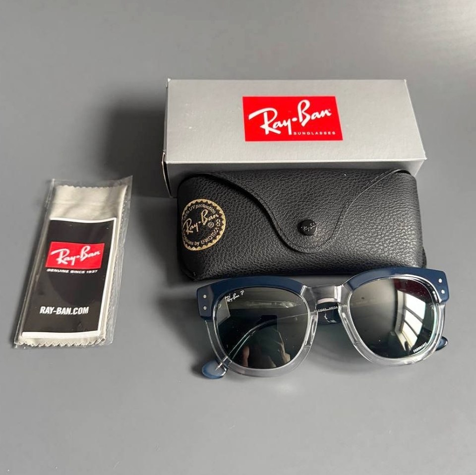 Очки Ray-Ban Mega Hawkeye Chromance Sunglasses