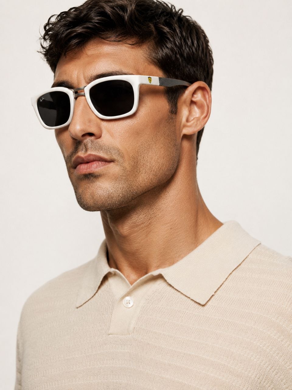 Очки Ray-Ban Scuderia Ferrari Collection 'White Silver'