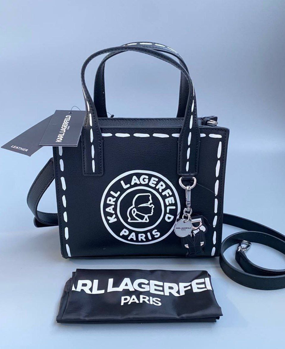 Сумка Karl Lagerfeld Nouveau Leather Small Tote Bag