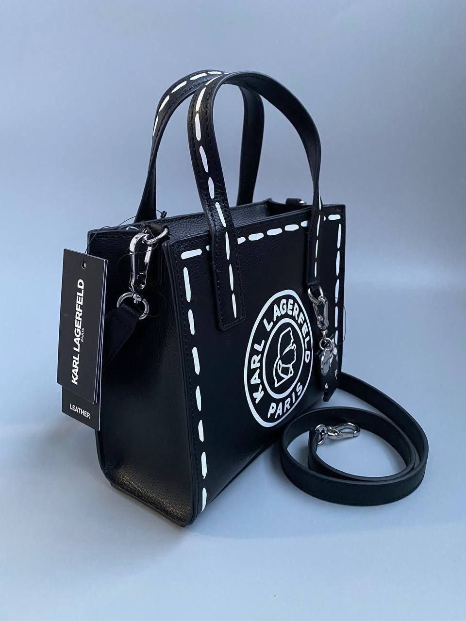Сумка Karl Lagerfeld Nouveau Leather Small Tote Bag