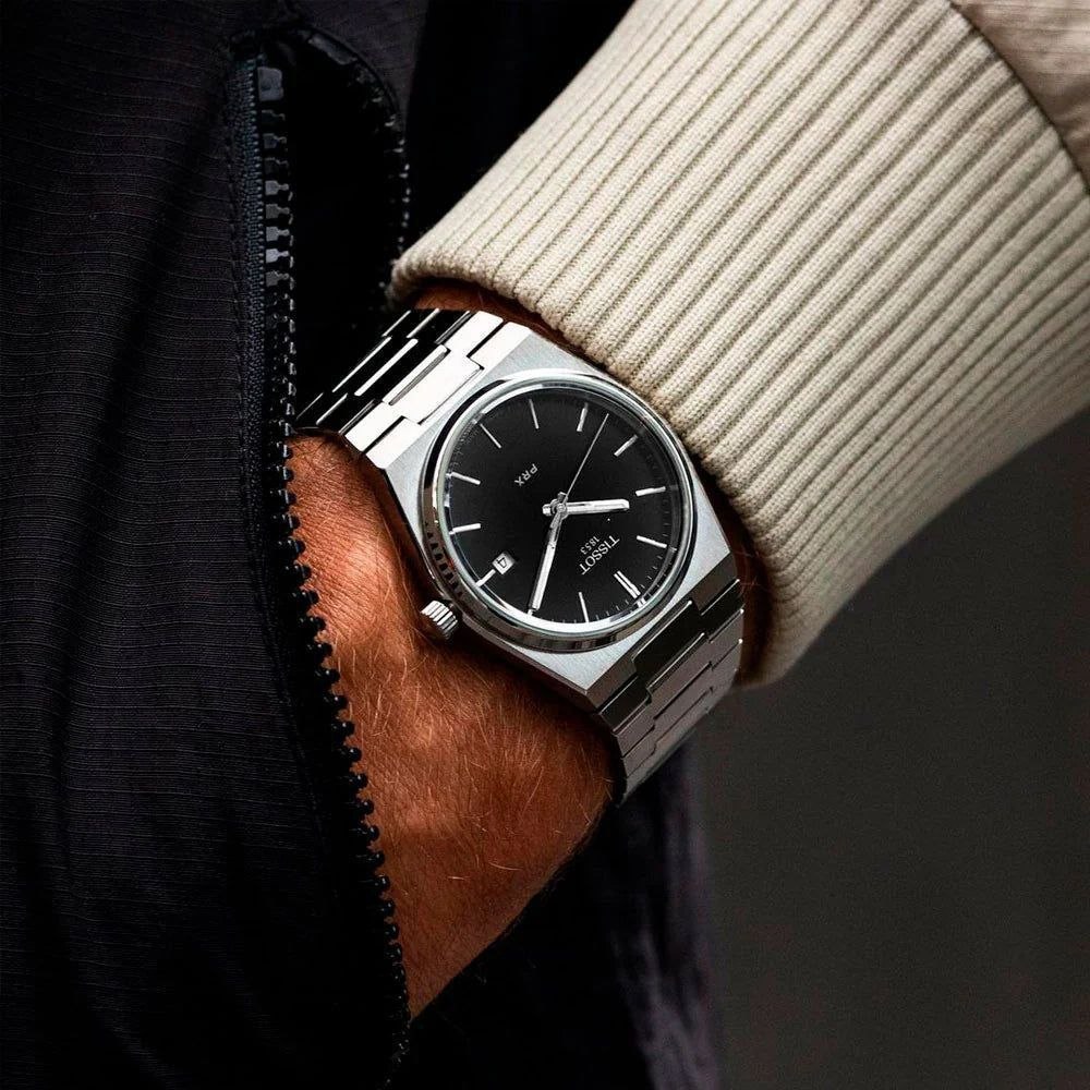 Часы Tissot PRX Black Dial Watch