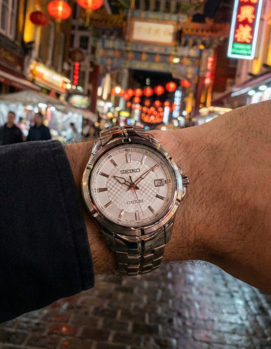 Часы Seiko Coutura 'Silver Dial' Watch