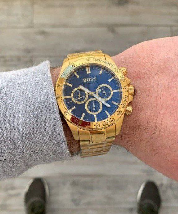 Часы Hugo Boss Ikon Gents Gold Chronograph