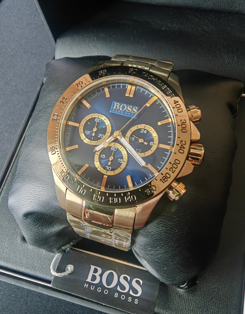 Часы Hugo Boss Ikon Gents Gold Chronograph