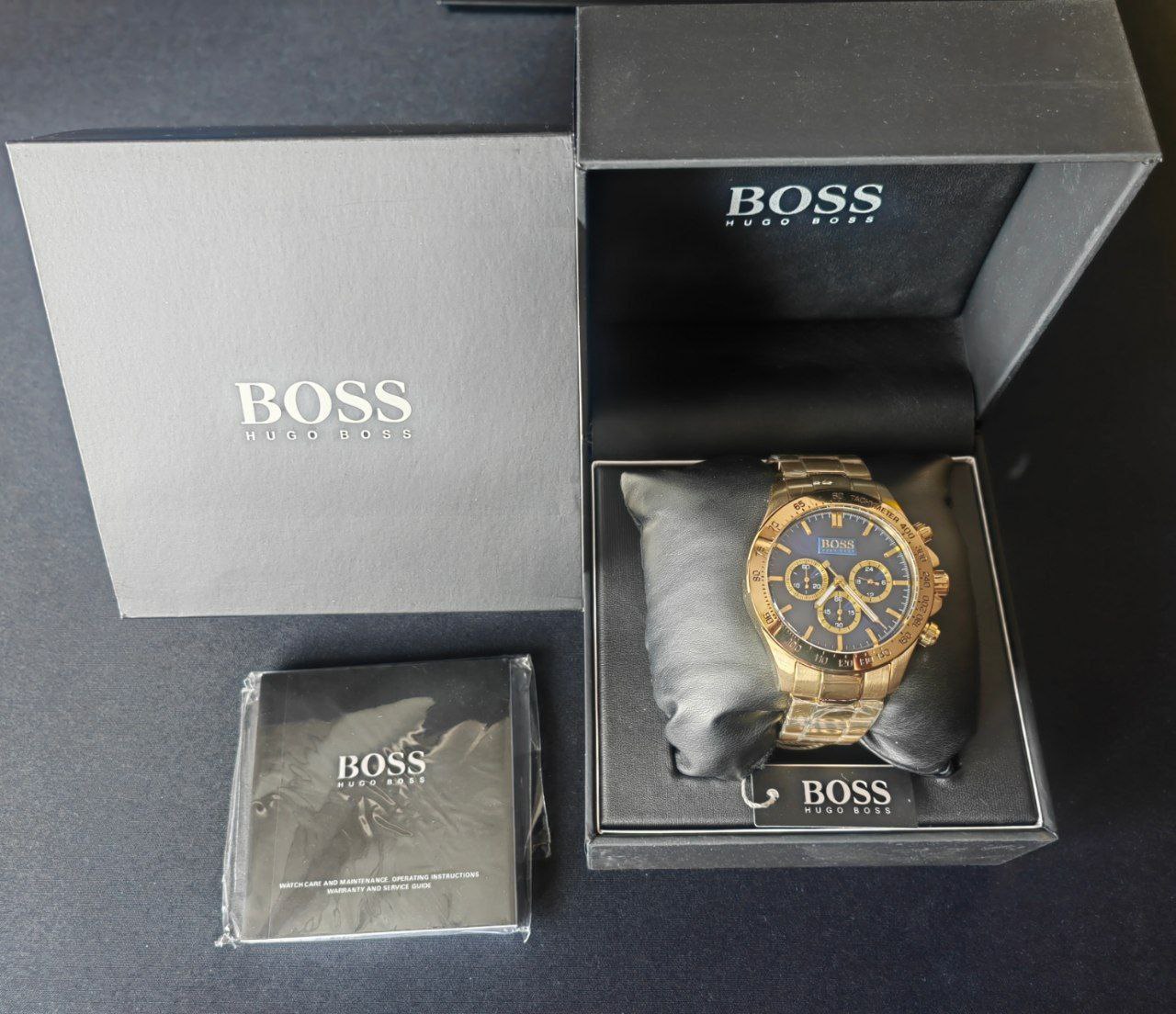 Часы Hugo Boss Ikon Gents Gold Chronograph
