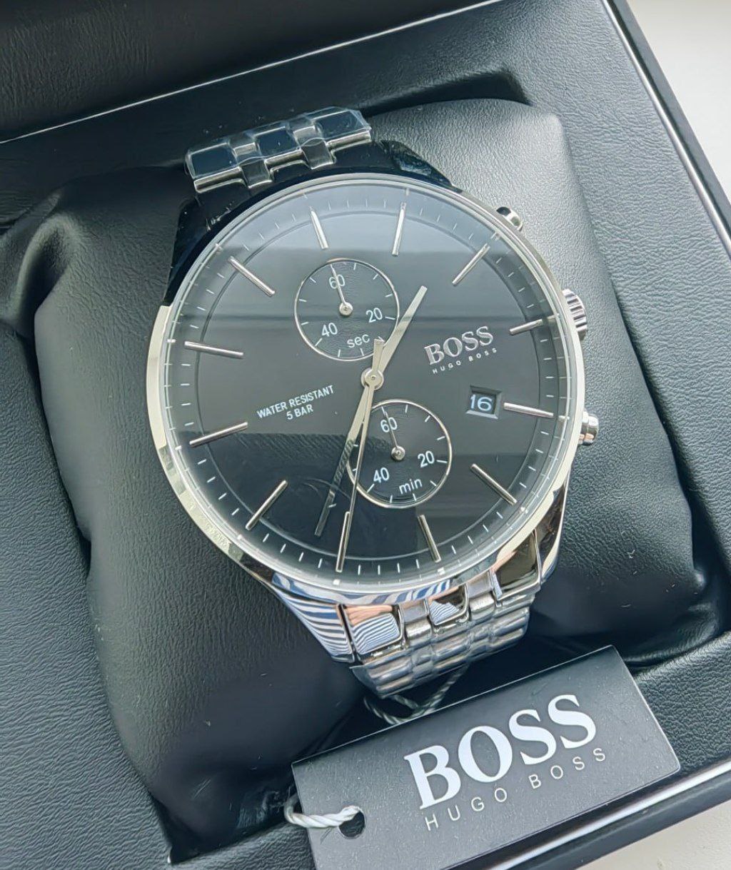Часы Hugo Boss Associate Black Chronograph