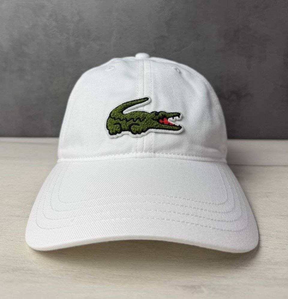 Бейсболка кепка Lacoste Unisex Crocodile Badge Cotton Twill Cap