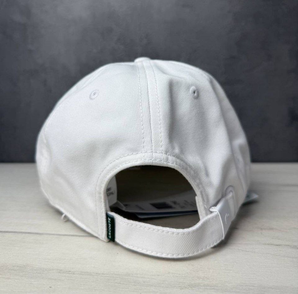 Бейсболка кепка Lacoste Unisex Crocodile Badge Cotton Twill Cap