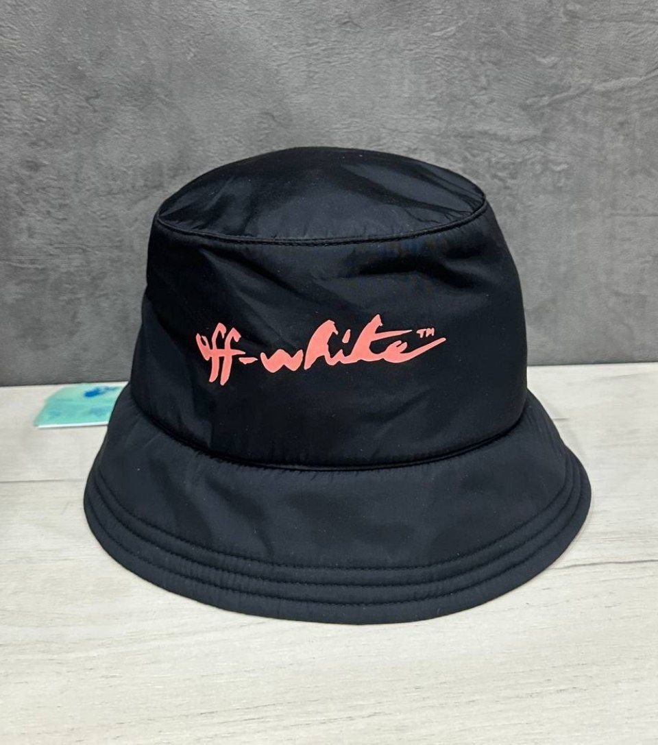 Женская панама Off-White Off Script Logo Bucket Hat