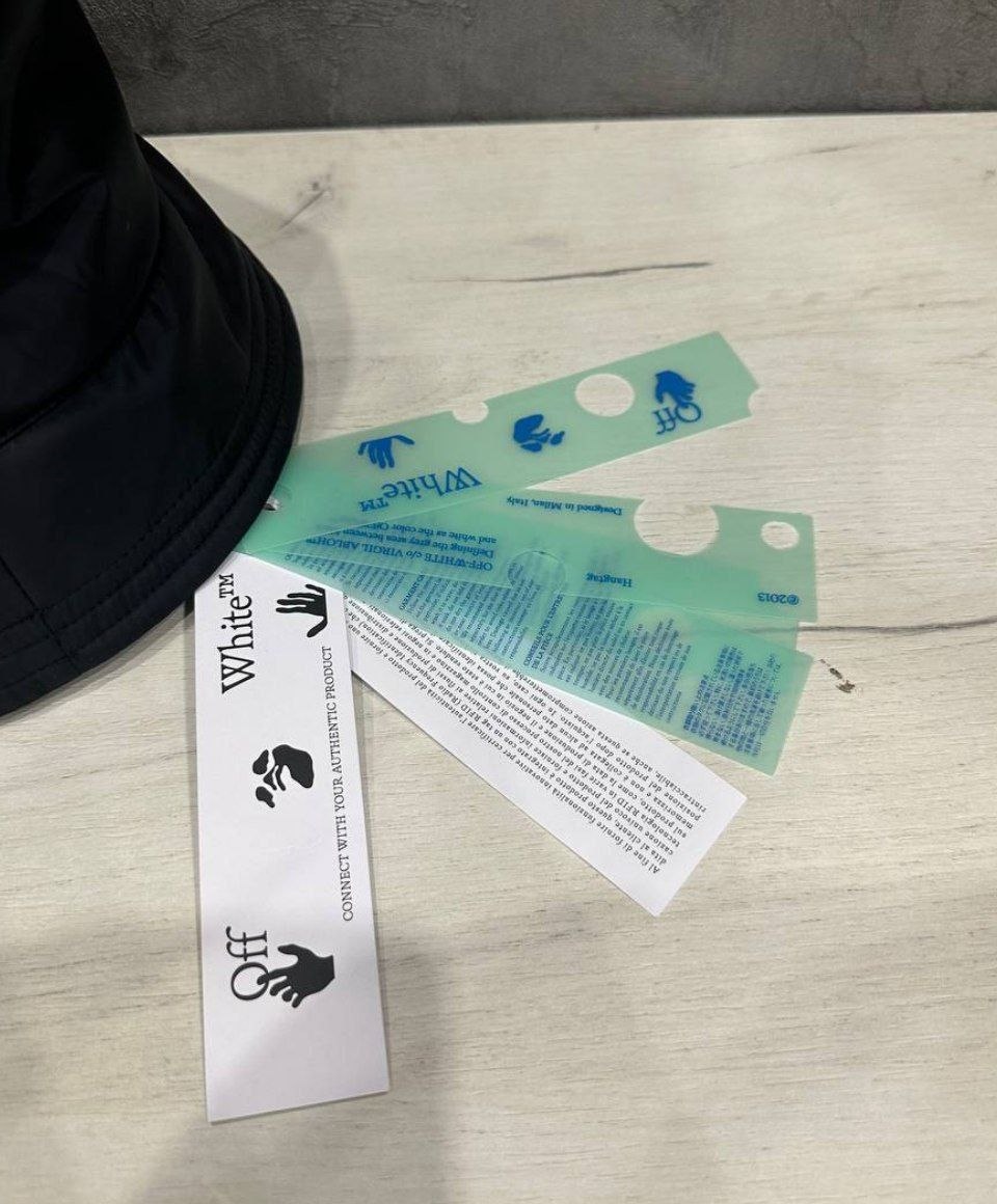 Женская панама Off-White Off Script Logo Bucket Hat