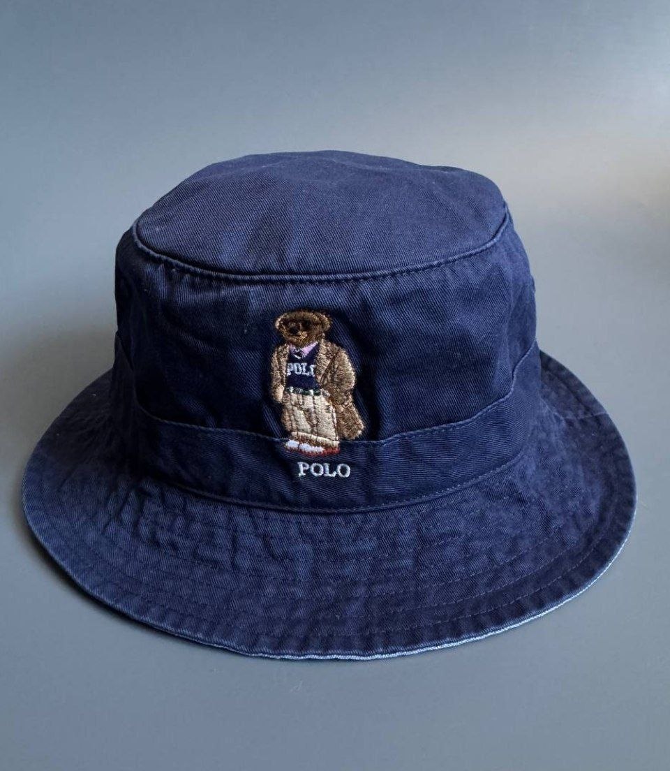 Панама Polo Ralph Lauren Classic Twill Novelty Bear Loft Bucket Hat