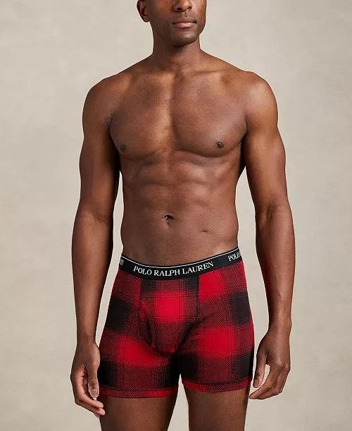 Боксеры трусы Ralph Lauren 6 Pack Classic Fit Cotton Boxer Briefs