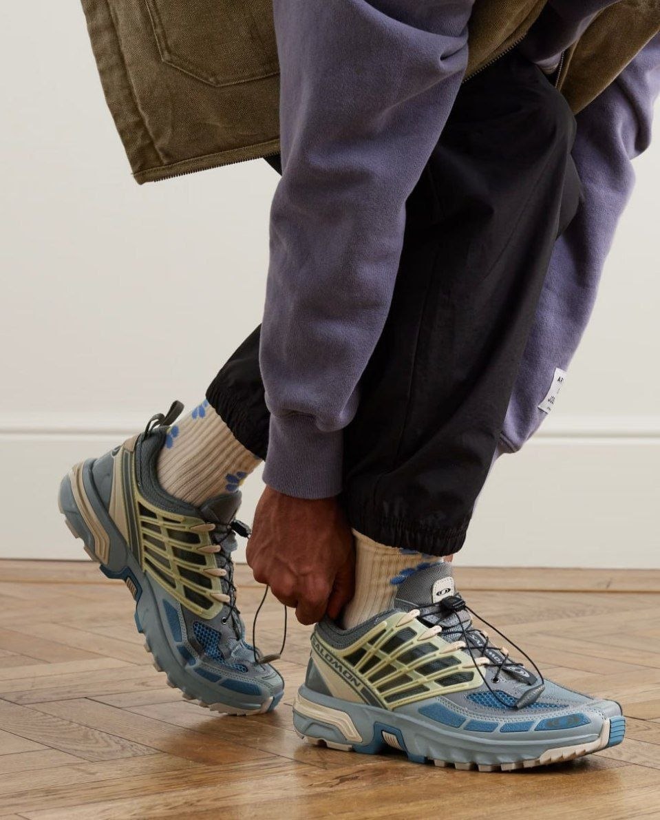 Кроссовки Salomon Advanced ACS Pro 'Pewter Aegean Blue'