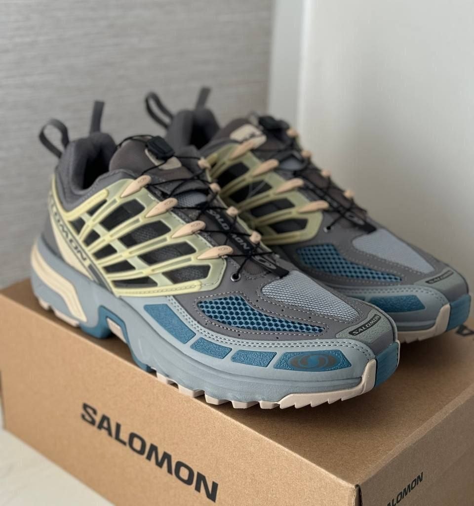 Кроссовки Salomon Advanced ACS Pro 'Pewter Aegean Blue'