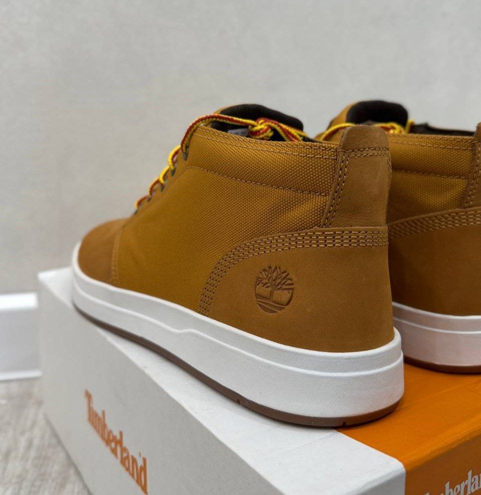 Полуботинки кроссовки Timberland Davis Square Leather Chukka Boot