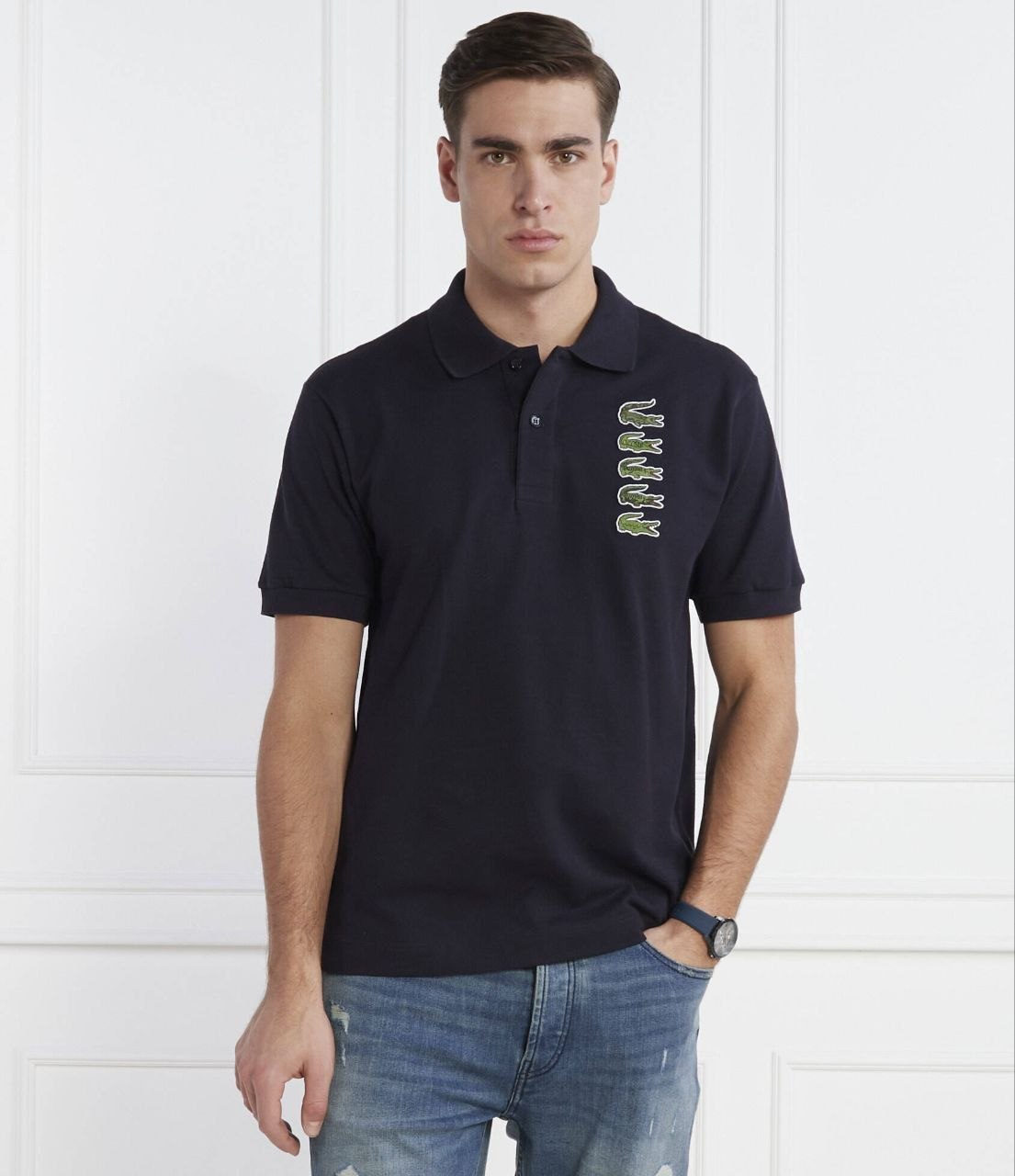 Поло Lacoste Croc Badge Piqué Polo