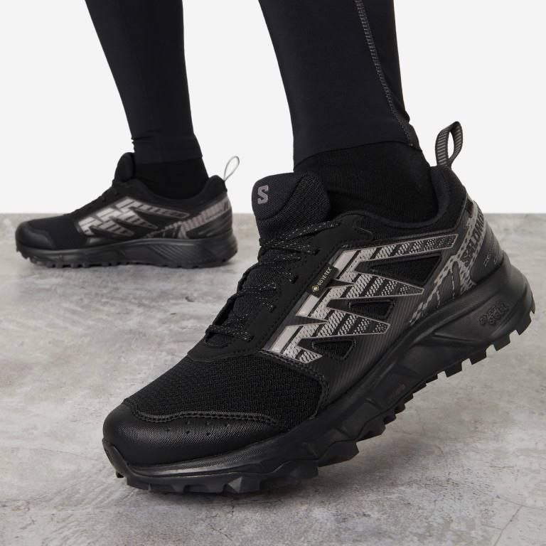 Кроссовки Salomon Wander Gote-Tex 'Black Pewter Frost Grey'
