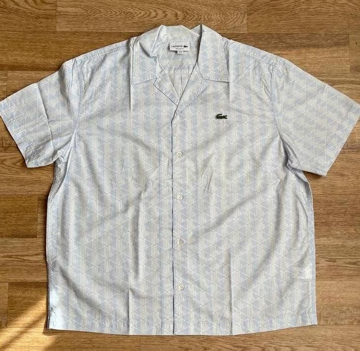 Рубашка Lacoste Monogram Print Shirt