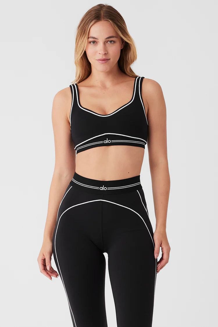 Набор костюм Alo Yoga Airbrush Heart Throb Bra + High-Waist 7/8 Legging