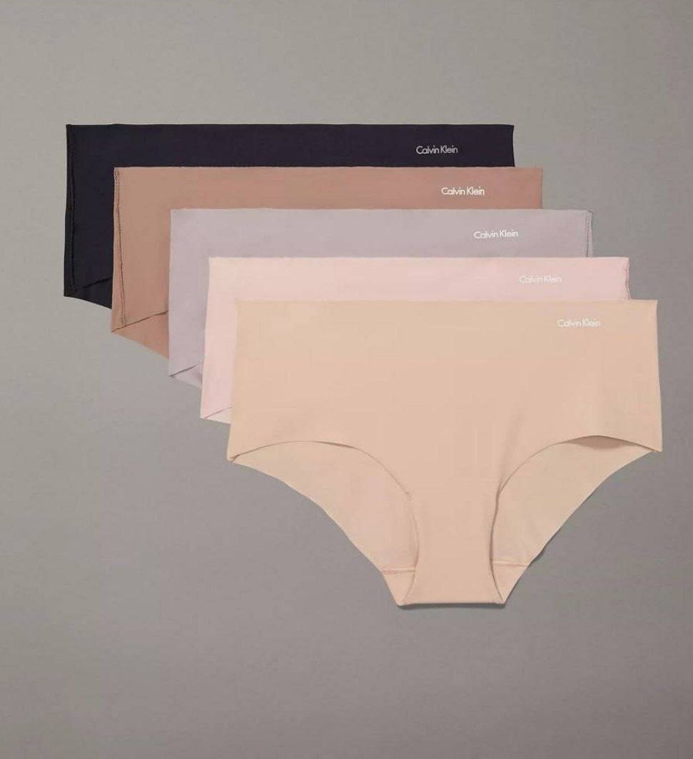 Женские трусики Calvin Klein Invisibles Microfiber Stretch 5 Pack Hipsters