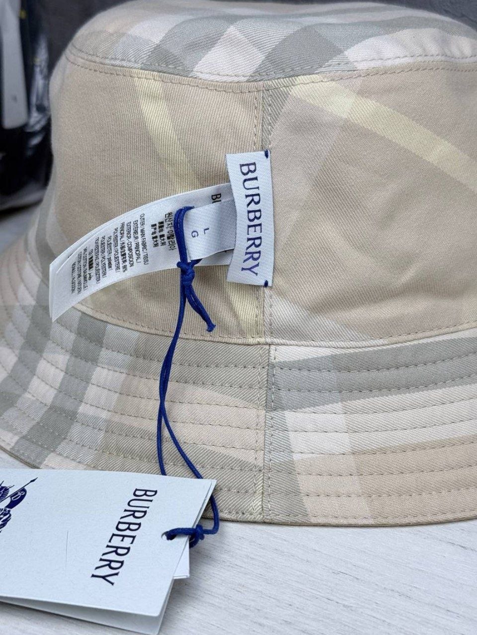 Панама Burberry Reversible Cotton Blend Bucket Hat