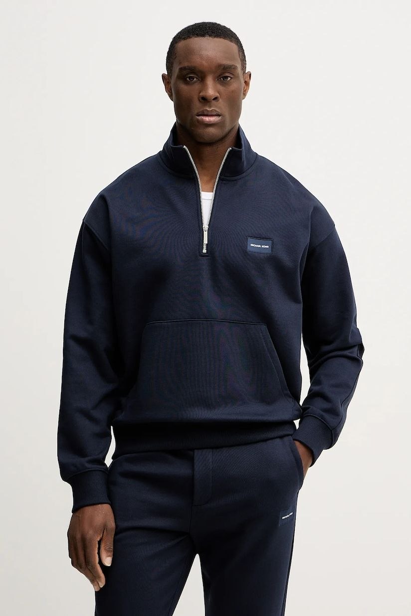 Костюм Michael Kors Cotton Quarter Zip Sweater + Joggers 'Midnight'