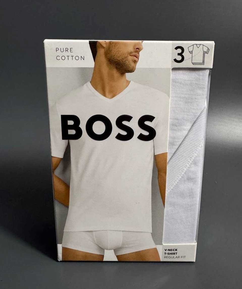Набор футболки Hugo Boss 3 Pack Pure Cotton Tee