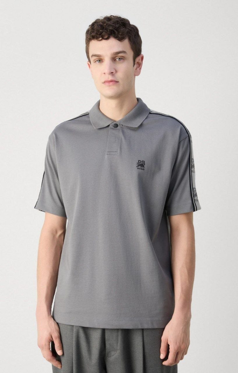 Поло HUGO BOSS x RB cotton Polo With Branded Tape