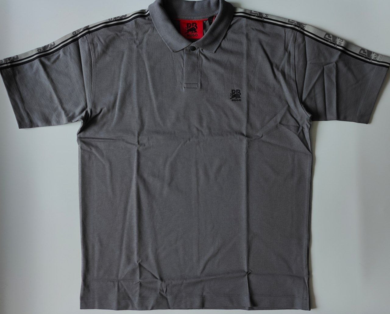 Поло HUGO BOSS x RB cotton Polo With Branded Tape