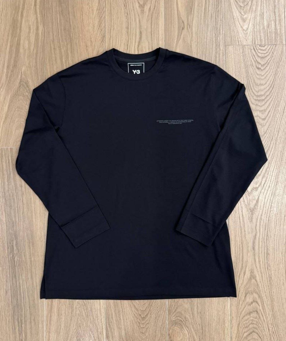Лонгслив унисекс Y-3 Yohji Yamamoto Logo Long Sleeve Tee