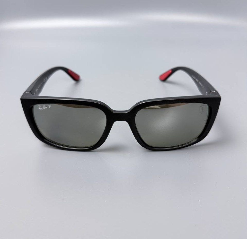 Мужские очки Ray-Ban Scuderia Ferrari Collection Square Sunglasses