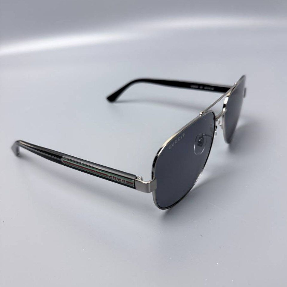Мужские очки GUCCI Pilot Double Bridge Sunglasses