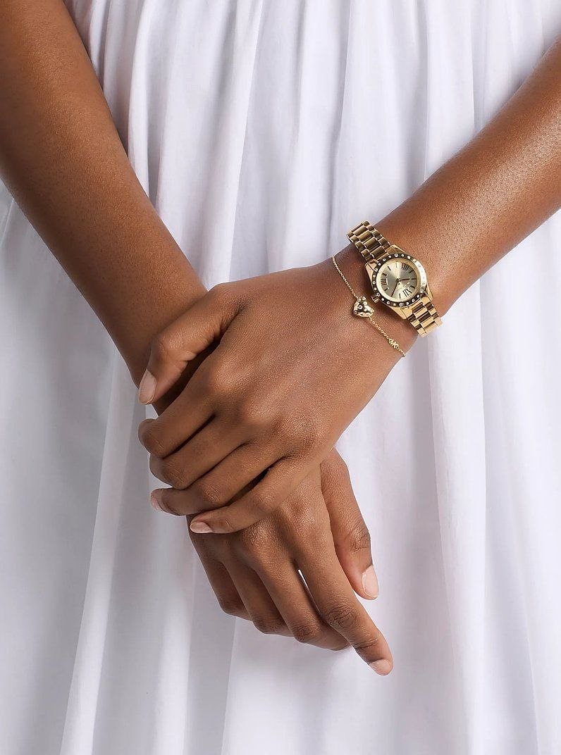 Женские часы / ювелирный набор Michael Kors Petite Lexington Pavé 'Gold'