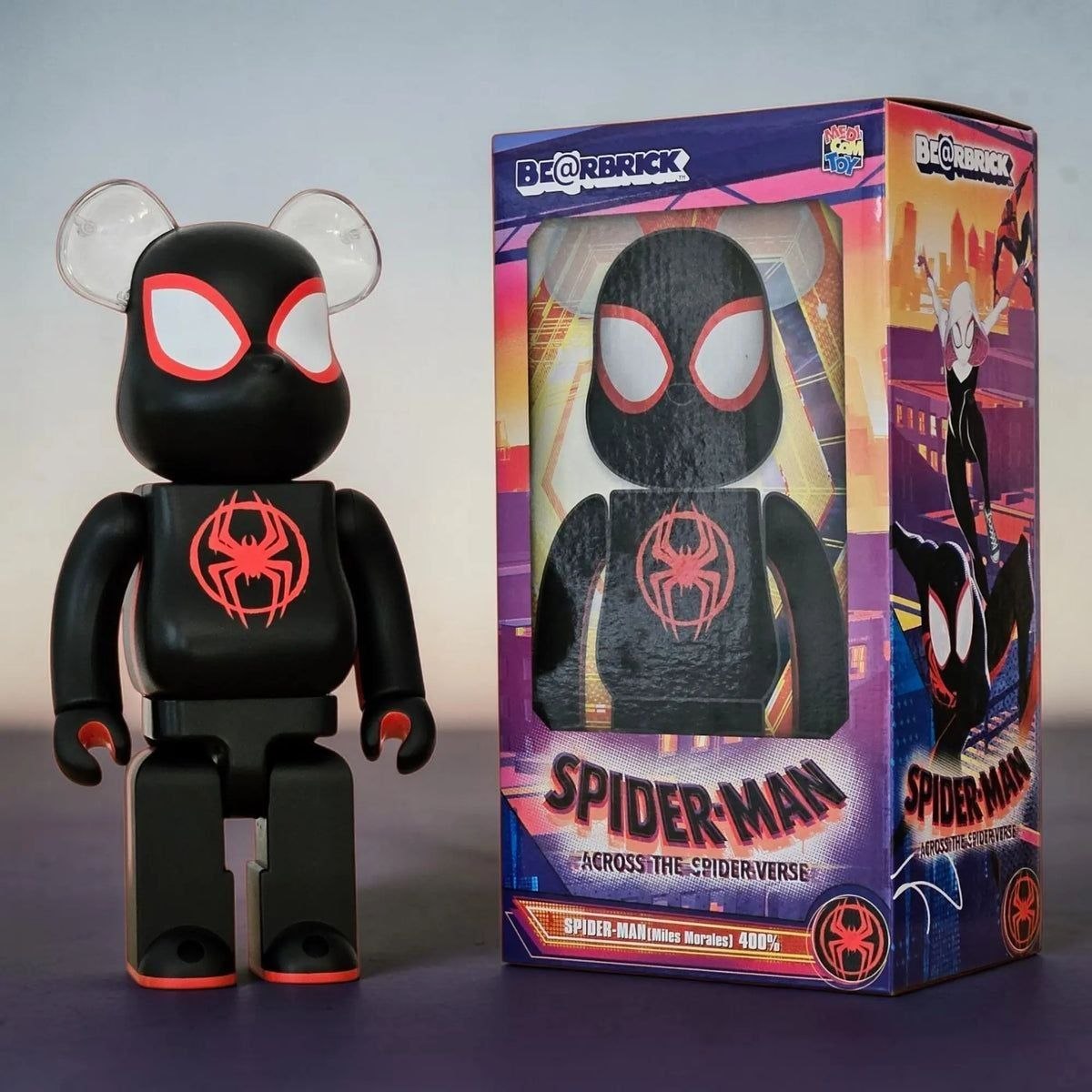Фигурка BE@RBRICK Spider-Man 'Miles Morales: Across the Spider-Verse' 400%