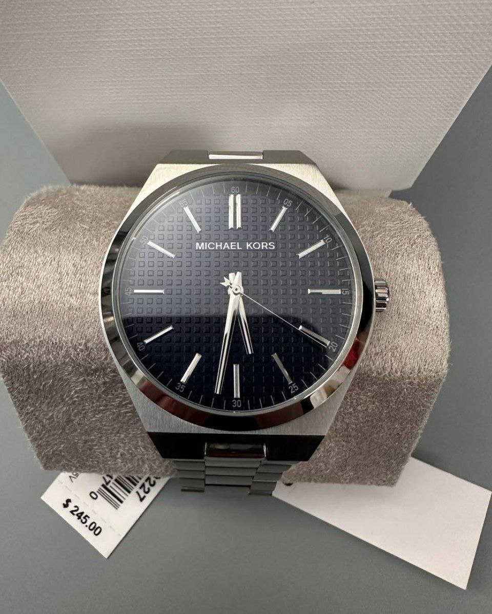 Мужские часы Michael Kors Lennox Three Hand 'Navy'