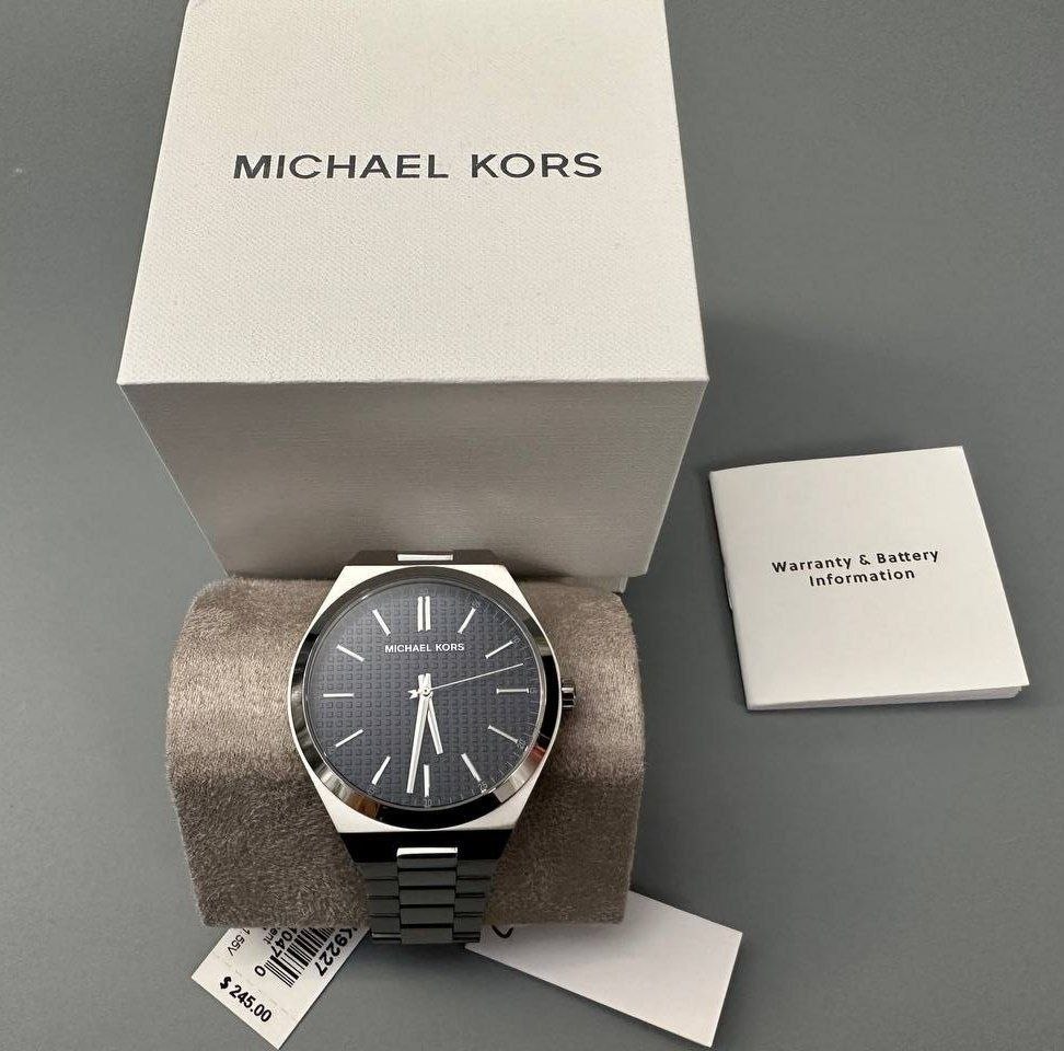 Мужские часы Michael Kors Lennox Three Hand 'Navy'