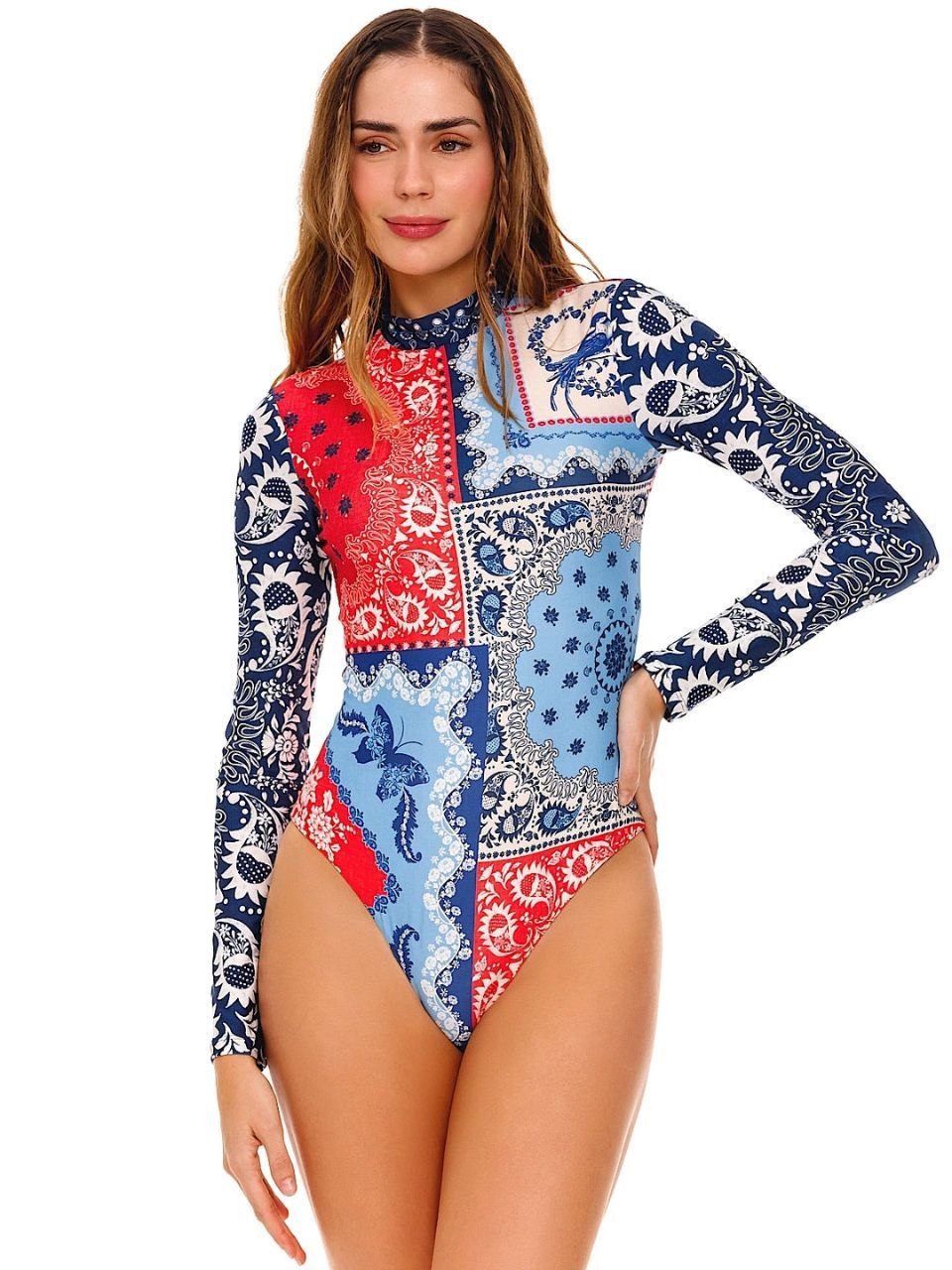 Женский купальник Agua Bendita Mei Atma Rashguard One-Piece