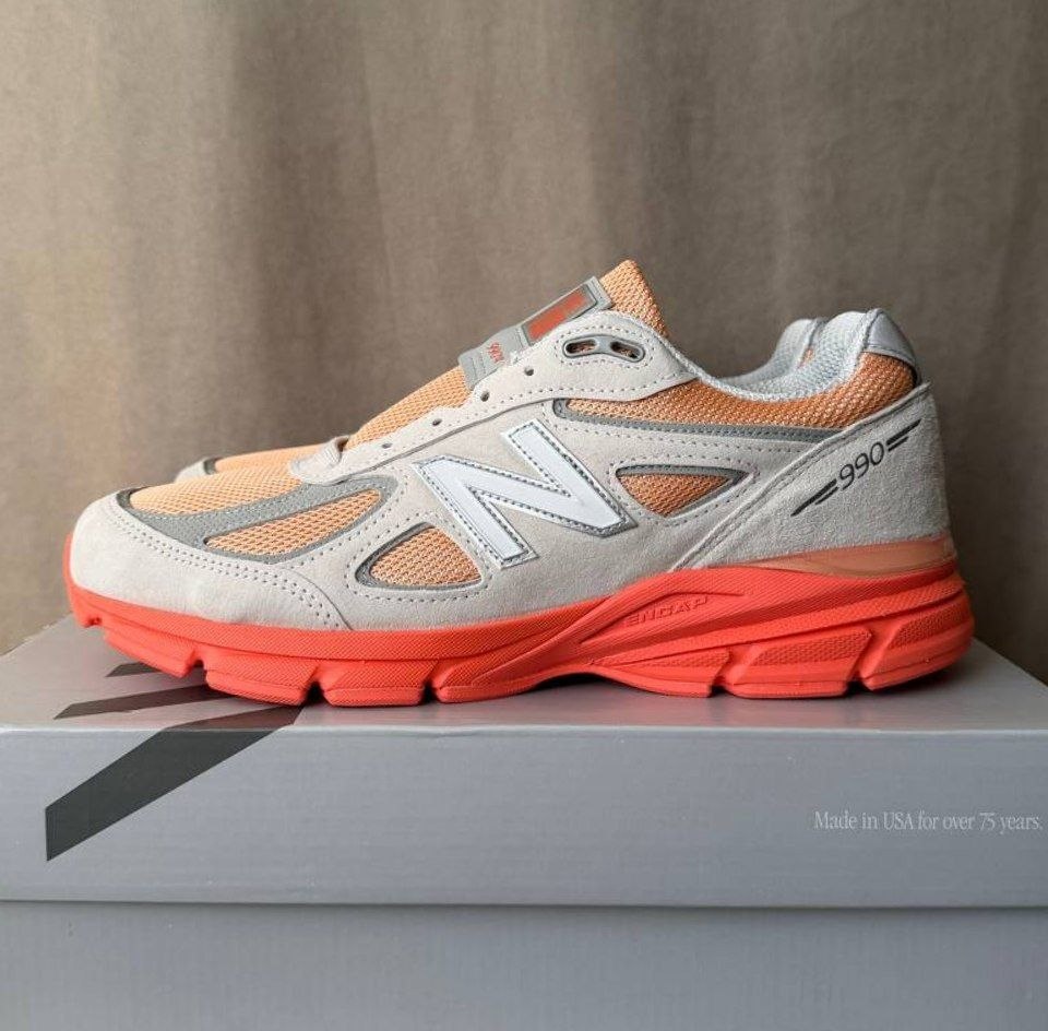 Кроссовки New Balance 990v4 'Moonbeam Tangerine Heat'