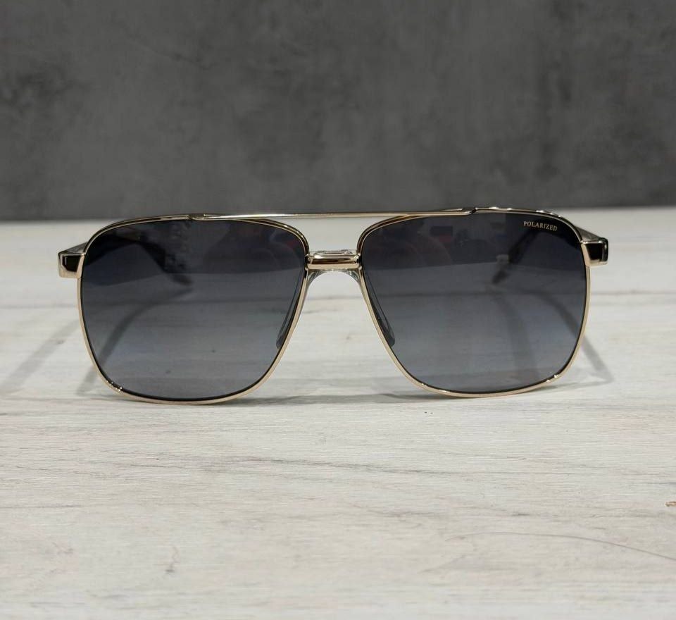 Очки VERSACE Square Polarized Sunglasses 'Pale Gold'