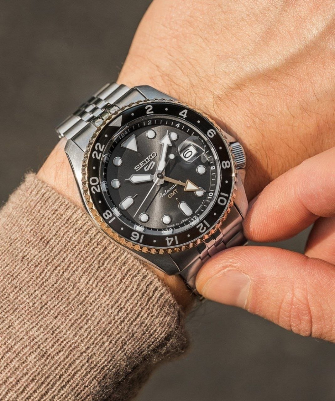 Механические часы Seiko 5 Sports SKX GMT U.S. Special Creation