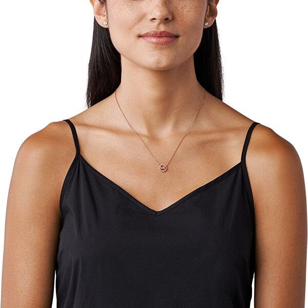 Ювелирный комплект Michael Kors Sterling Gold Necklace & Earrings Box Set