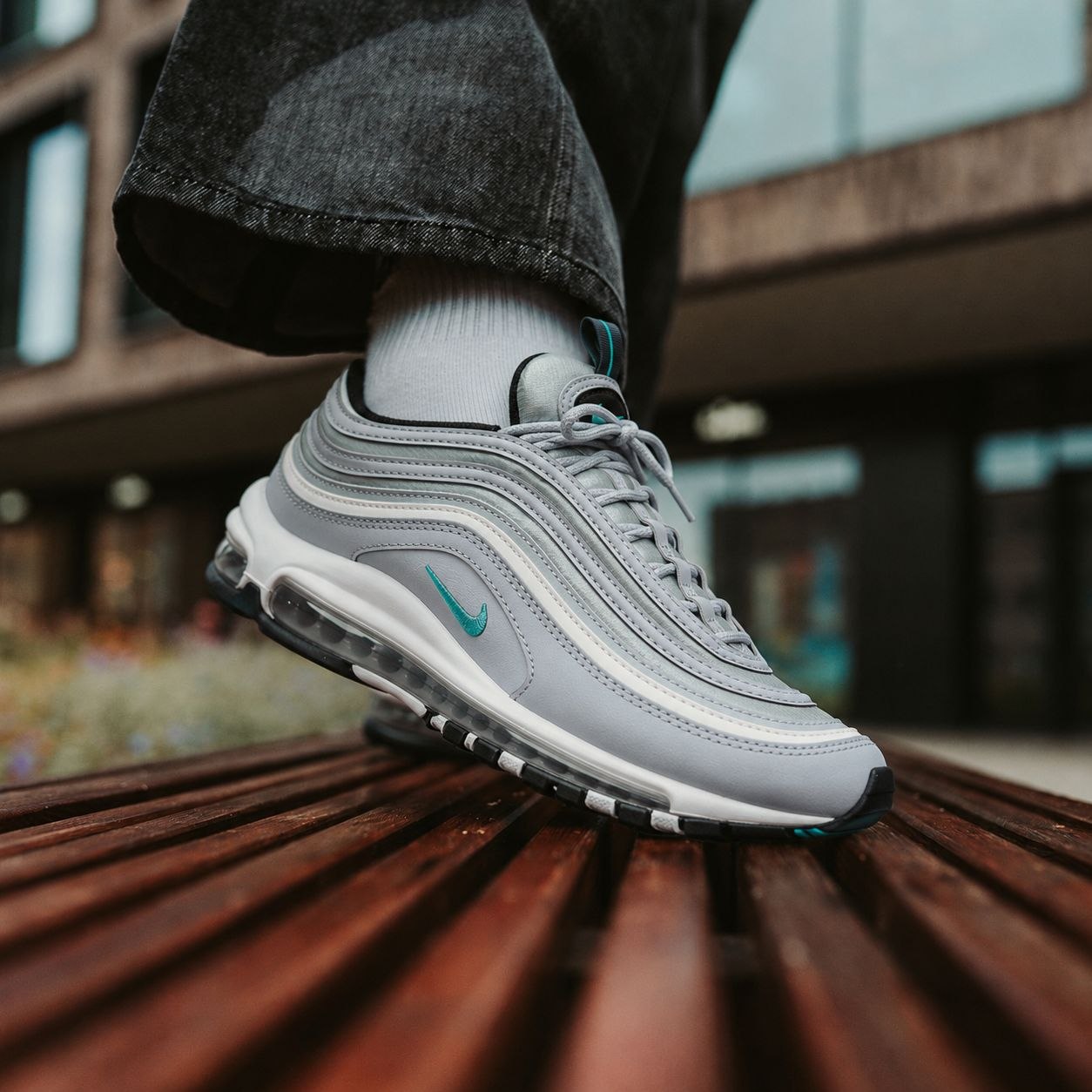 Женские кроссовки Nike Air Max 97 SE 'Wolf Grey Teal Nebula'