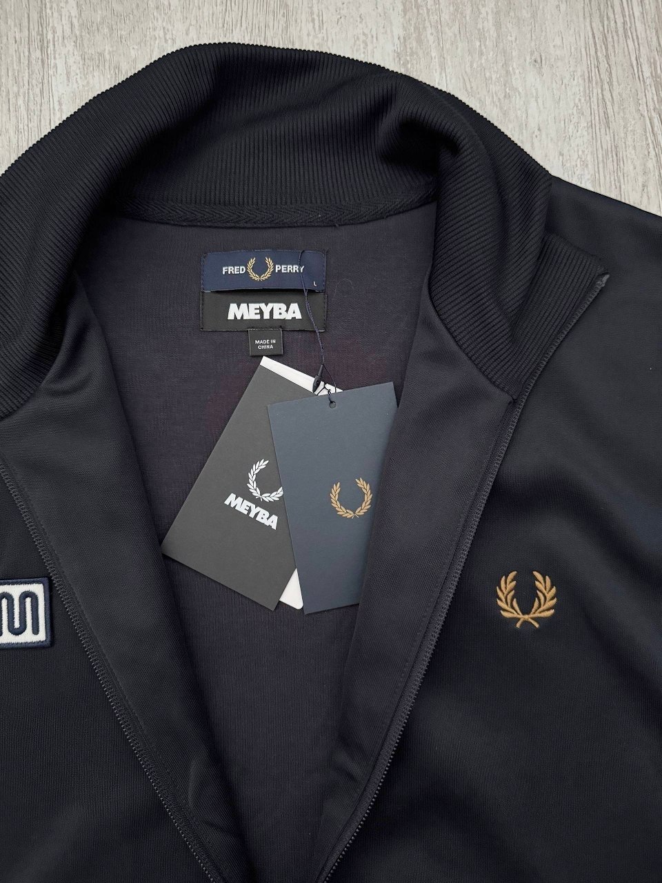 Куртка Fred Perry x MEYBA Cut and Sew Track Jacket 'Navy'