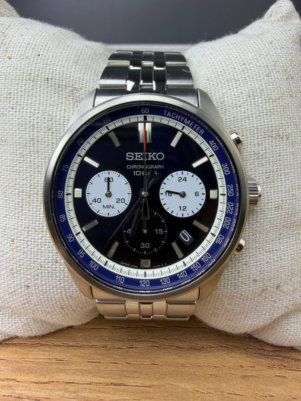 Часы Seiko Essentials Chronograph 'Blue Dial'